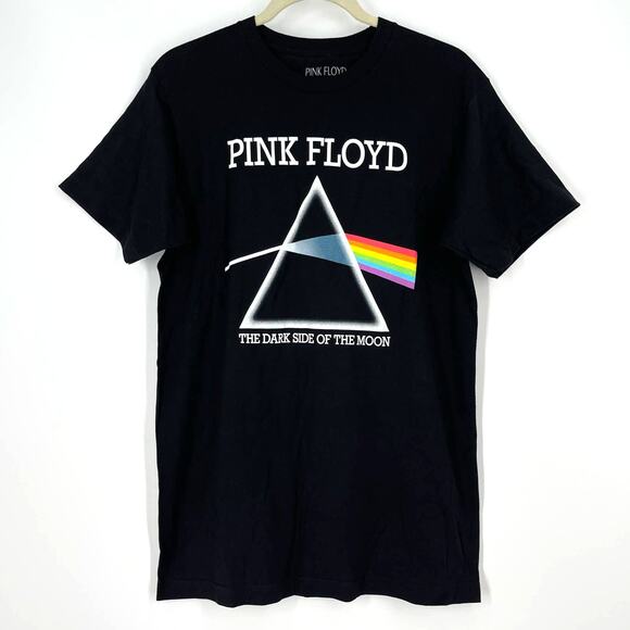 Pink Floyd Dark Side Of The Moon Cotton T-Shirt Black Size Medium NWOT - Picture 1 of 4